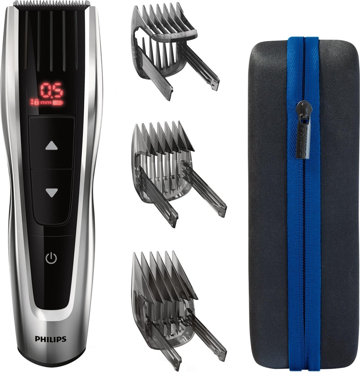 Philips series 9000 HC9420/15 - Tondeuse - Zwart/zilver - Met reisetui